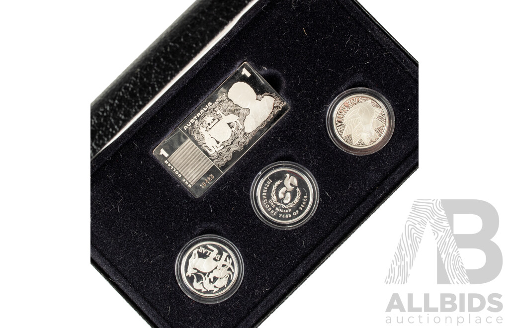 Australian RAM 1990 Masterpieces in Silver Proof Set, The Silver Dollars .925