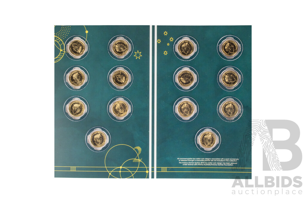 Australian RAM 2023 35th Anniversary of the Two Dollar Coin, Fourteen Coin Set