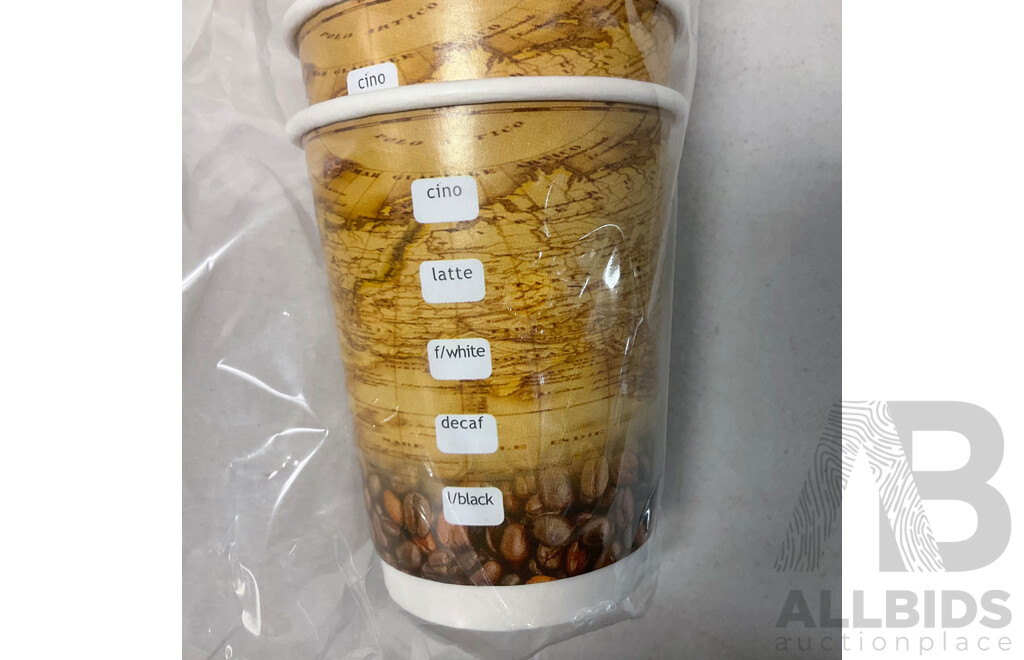 Double Wall Hot Cup 8 Oz - Total in 3000 Pcs
