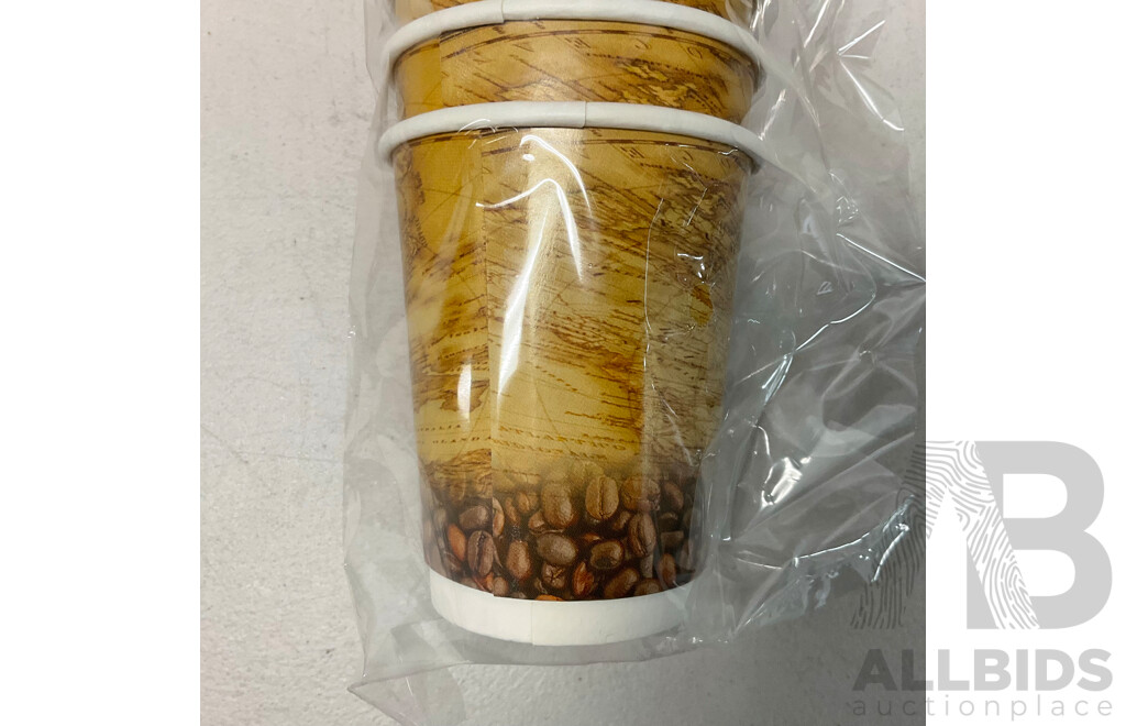 Double Wall Hot Cup 8 Oz - Total in 3000 Pcs