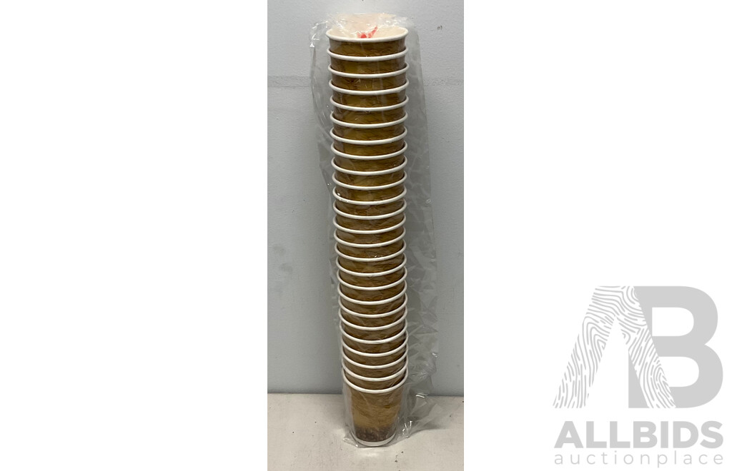 Double Wall Hot Cup 8 Oz - Total in 3000 Pcs