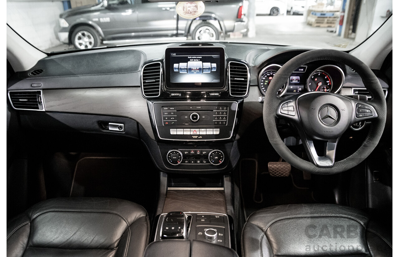 07/2016 Mercedes-Benz GLE 350d (AWD) 166 4D Wagon Iridium Silver Metallic Turbo Diesel V6 3.0L