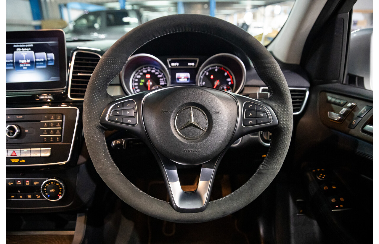 07/2016 Mercedes-Benz GLE 350d (AWD) 166 4D Wagon Iridium Silver Metallic Turbo Diesel V6 3.0L