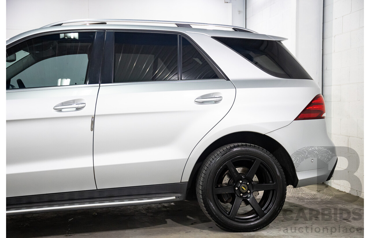 07/2016 Mercedes-Benz GLE 350d (AWD) 166 4D Wagon Iridium Silver Metallic Turbo Diesel V6 3.0L