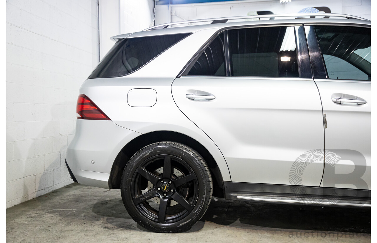 07/2016 Mercedes-Benz GLE 350d (AWD) 166 4D Wagon Iridium Silver Metallic Turbo Diesel V6 3.0L
