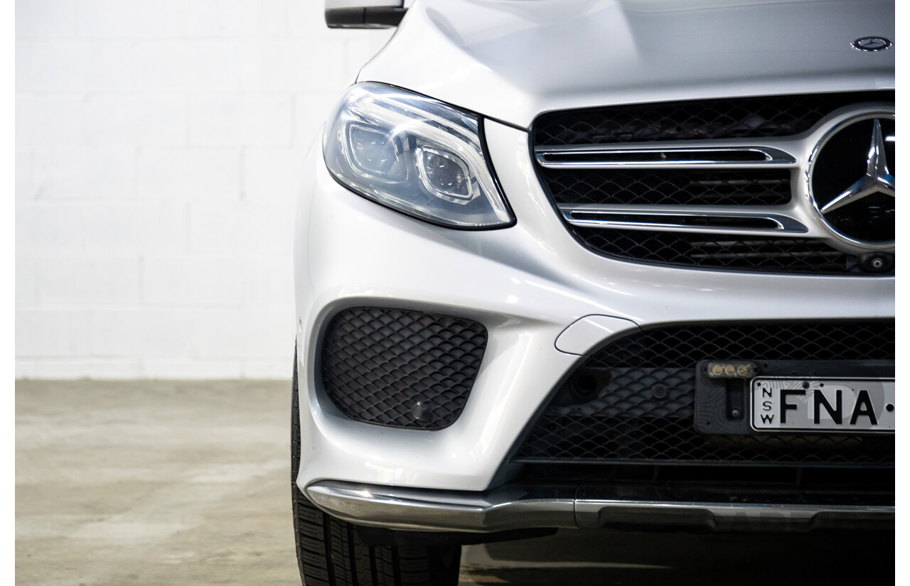 07/2016 Mercedes-Benz GLE 350d (AWD) 166 4D Wagon Iridium Silver Metallic Turbo Diesel V6 3.0L