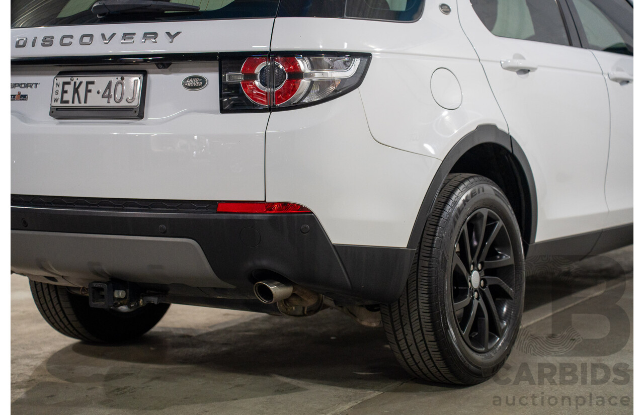 06/2017 Land Rover Discovery Sport TD4 150 SE (5 Seat AWD) LC MY17 4d Wagon White Turbo Diesel 2.0L