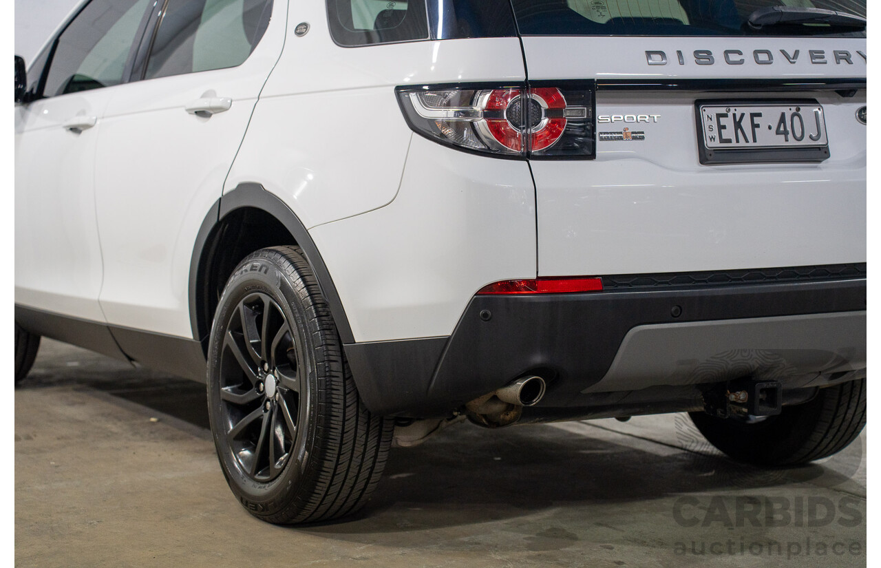 06/2017 Land Rover Discovery Sport TD4 150 SE (5 Seat AWD) LC MY17 4d Wagon White Turbo Diesel 2.0L