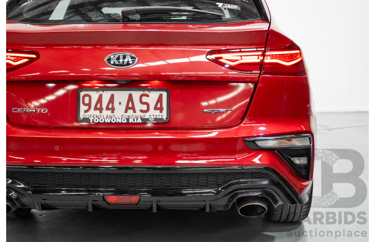 12/2020 Kia Cerato GT BD MY21 5d Hatchback Runaway Red Pearl Turbo 1.6L