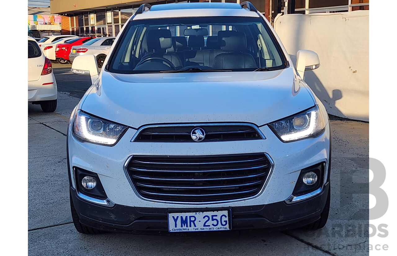 3/2018 Holden Captiva 7 LS Active (fwd) CG MY18 4d Wagon White 2.4L