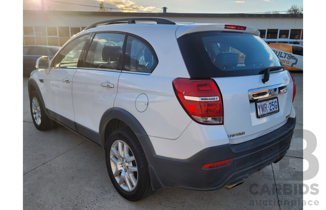 3/2018 Holden Captiva 7 LS Active (fwd) CG MY18 4d Wagon White 2.4L