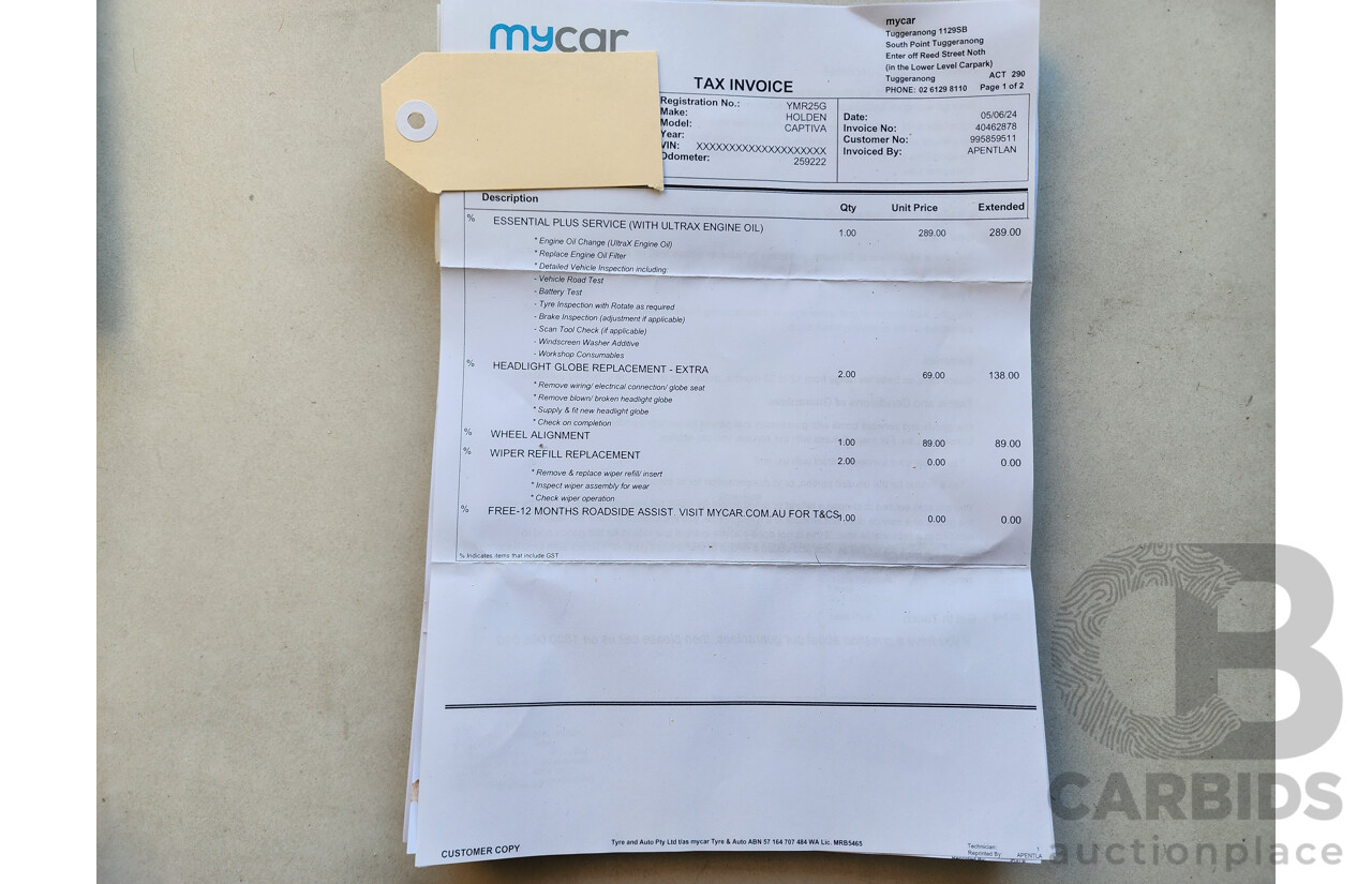 3/2018 Holden Captiva 7 LS Active (fwd) CG MY18 4d Wagon White 2.4L