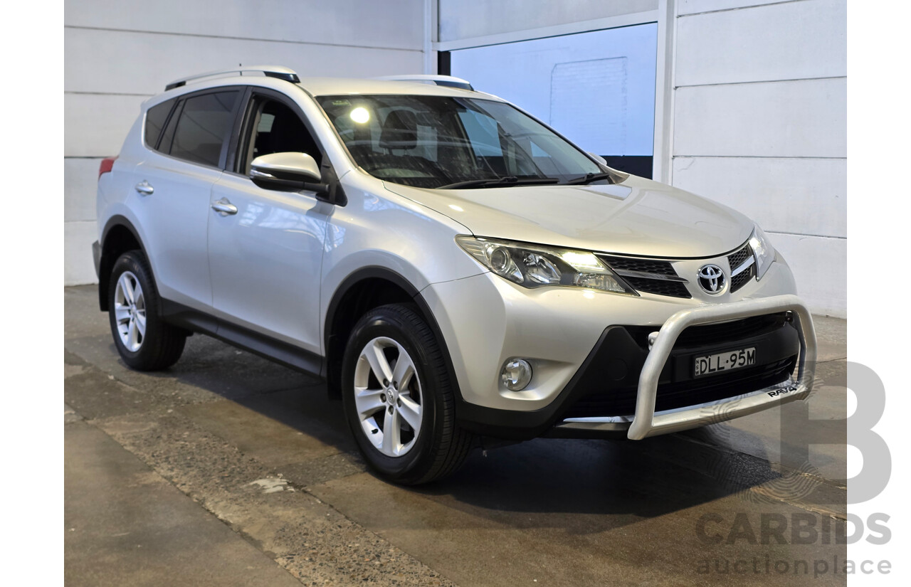 7/2013 Toyota Rav4 GXL ZSA42R 4d Wagon Premium Silver 2.0L