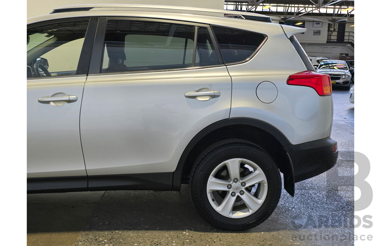 7/2013 Toyota Rav4 GXL ZSA42R 4d Wagon Premium Silver 2.0L