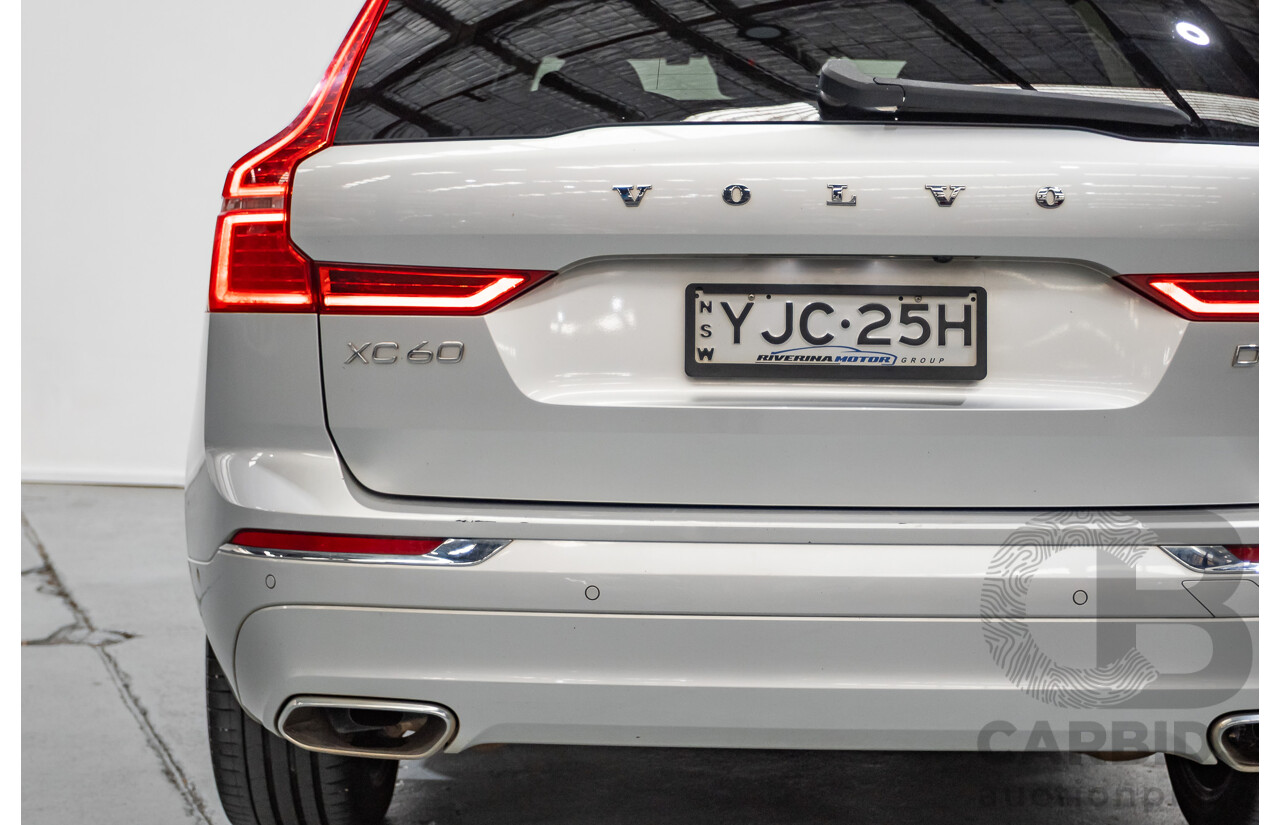 1/2020 Volvo XC60 D4 Inscription (AWD) 246 MY20 4d Wagon Aurora Silver Metallic Twin Turbo 2.0L