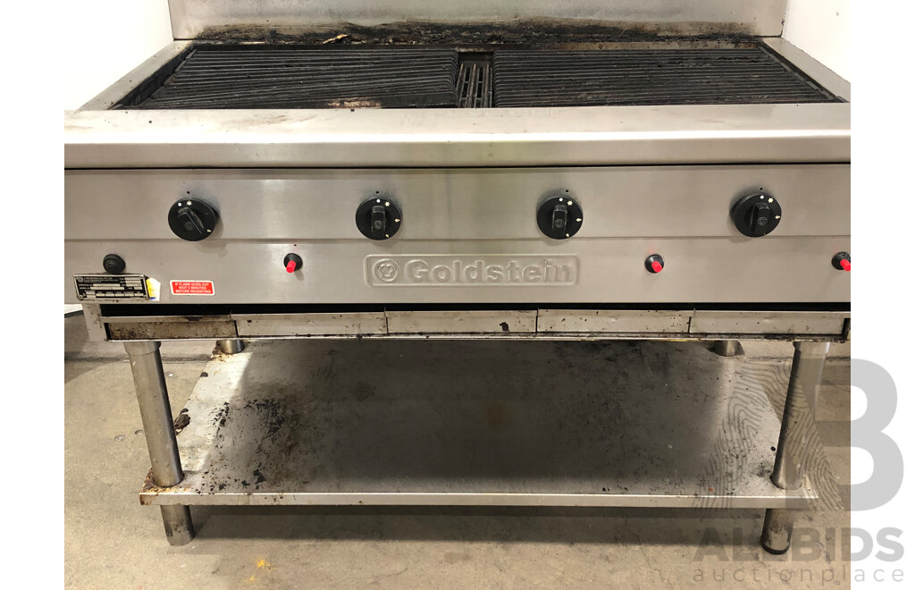 Goldstein Four Burner Natural Gas Char Broiler