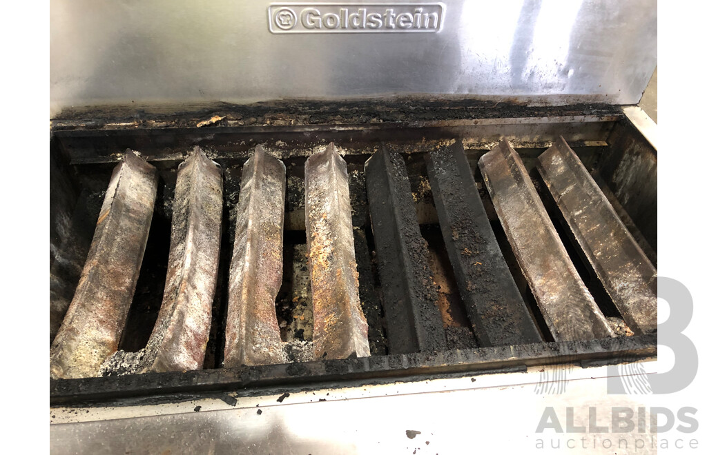 Goldstein Four Burner Natural Gas Char Broiler