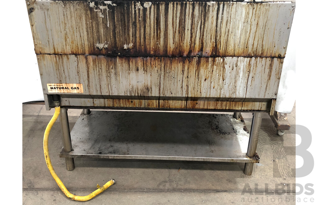Goldstein Four Burner Natural Gas Char Broiler