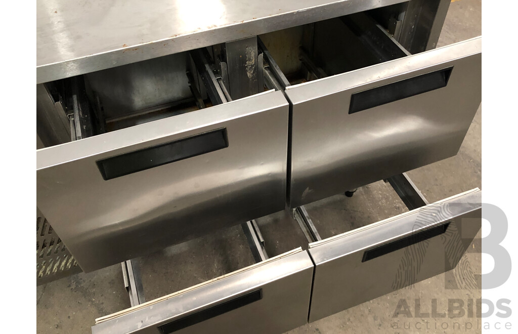 Williams Opal Stainless Steel Four Drawer Gastronomy Refrigerator
