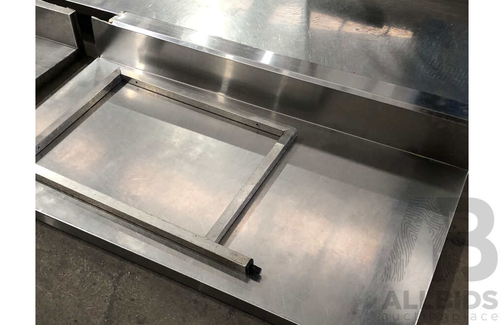 Custom Built Stainless Steel Benches - Lot of Three
