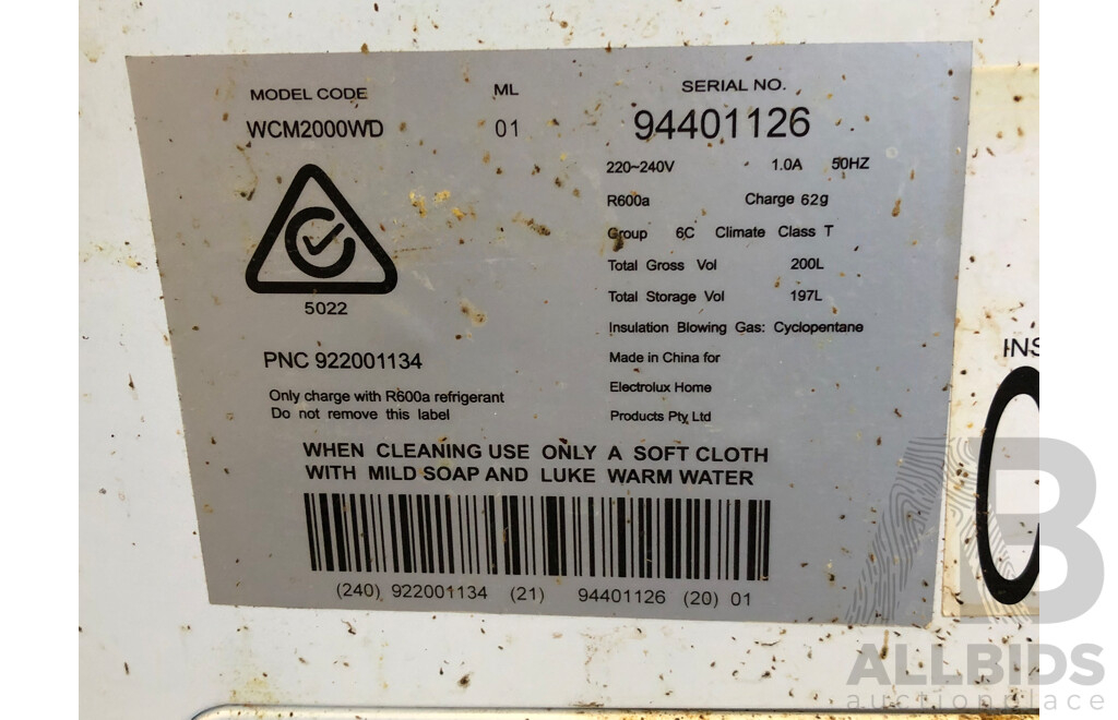 Westinghouse 200 Litre Chest Freezer - Lot of Two