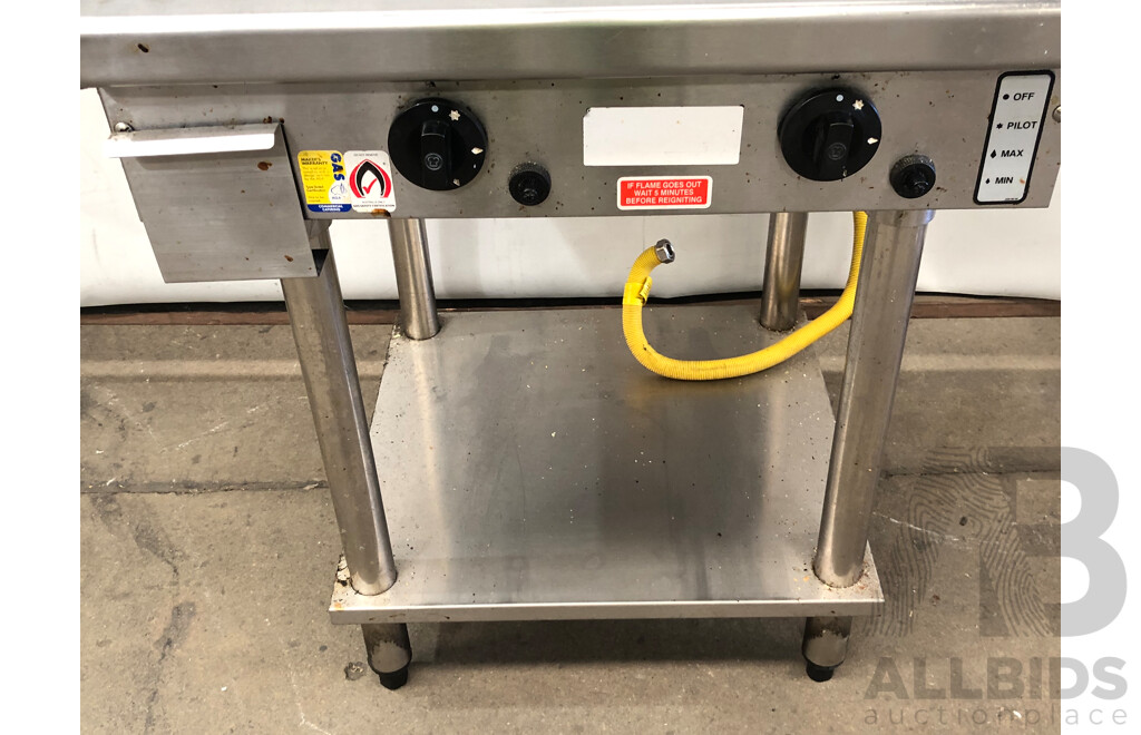 Goldstein Two Burner Natural Gas Plancha