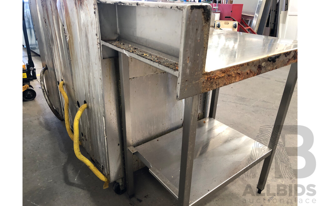 Blue Seal GT46 Stainless Steel Gas Deep Frying Station