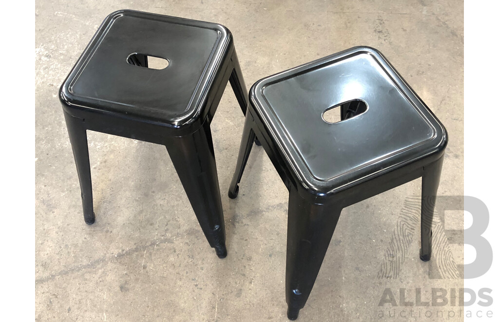 Two Cafe Tables and 18 Stools