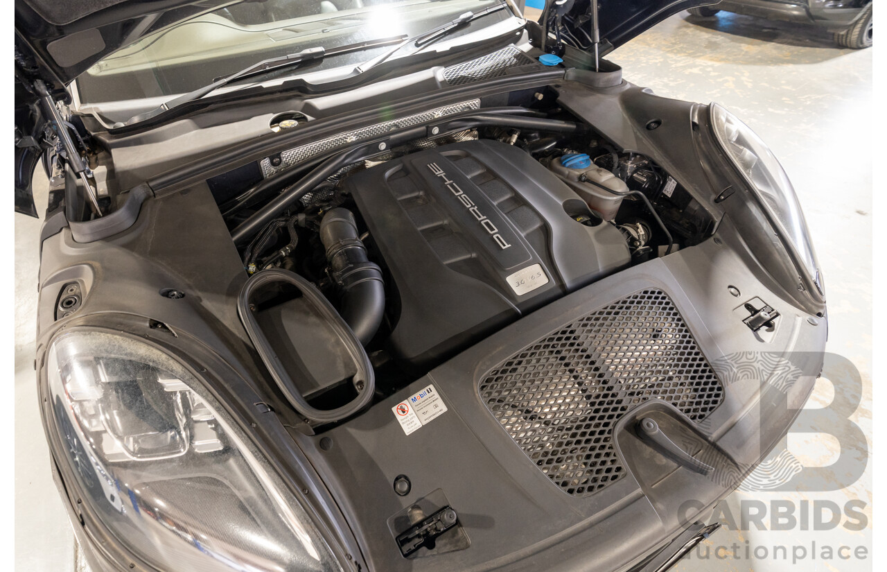 7/2016 Porsche Macan S Diesel (AWD) MY17 4d Wagon Night Blue Metallic / Wrapped Black Turbo Diesel 3.0L