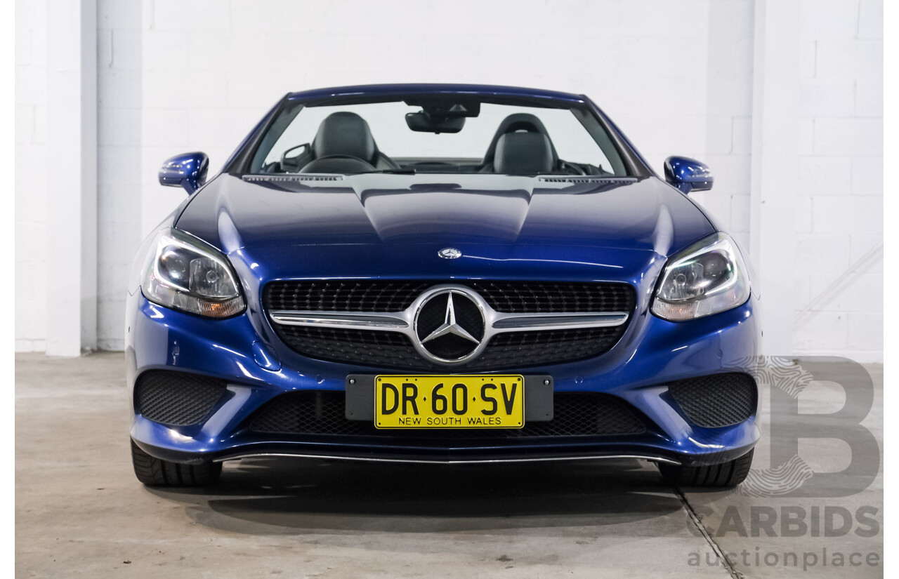 07/2016 Mercedes Benz SLC 200 172 MY17 2D Roadster Brilliant Blue Metallic Turbo 2.0L