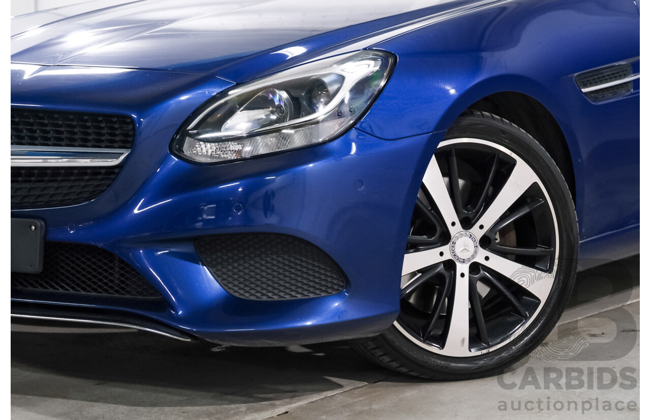 07/2016 Mercedes Benz SLC 200 172 MY17 2D Roadster Brilliant Blue Metallic Turbo 2.0L