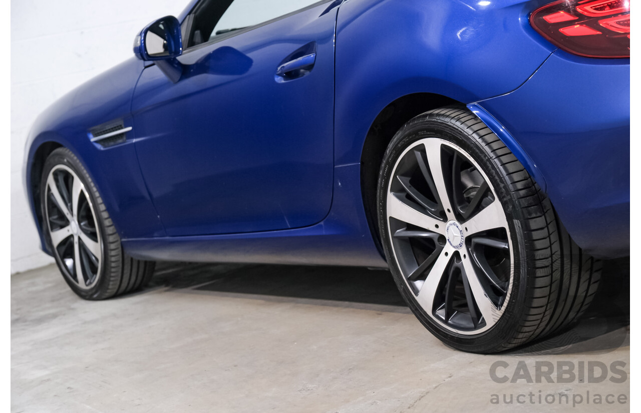 07/2016 Mercedes Benz SLC 200 172 MY17 2D Roadster Brilliant Blue Metallic Turbo 2.0L