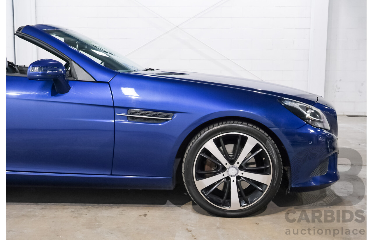 07/2016 Mercedes Benz SLC 200 172 MY17 2D Roadster Brilliant Blue Metallic Turbo 2.0L