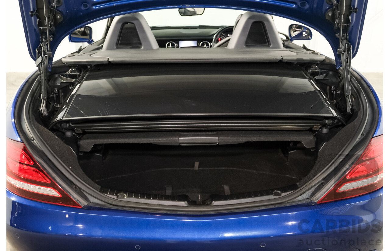 07/2016 Mercedes Benz SLC 200 172 MY17 2D Roadster Brilliant Blue Metallic Turbo 2.0L