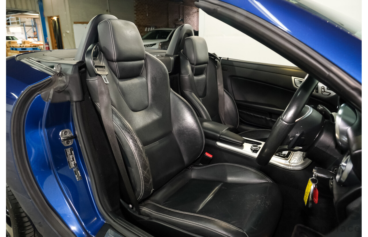07/2016 Mercedes Benz SLC 200 172 MY17 2D Roadster Brilliant Blue Metallic Turbo 2.0L