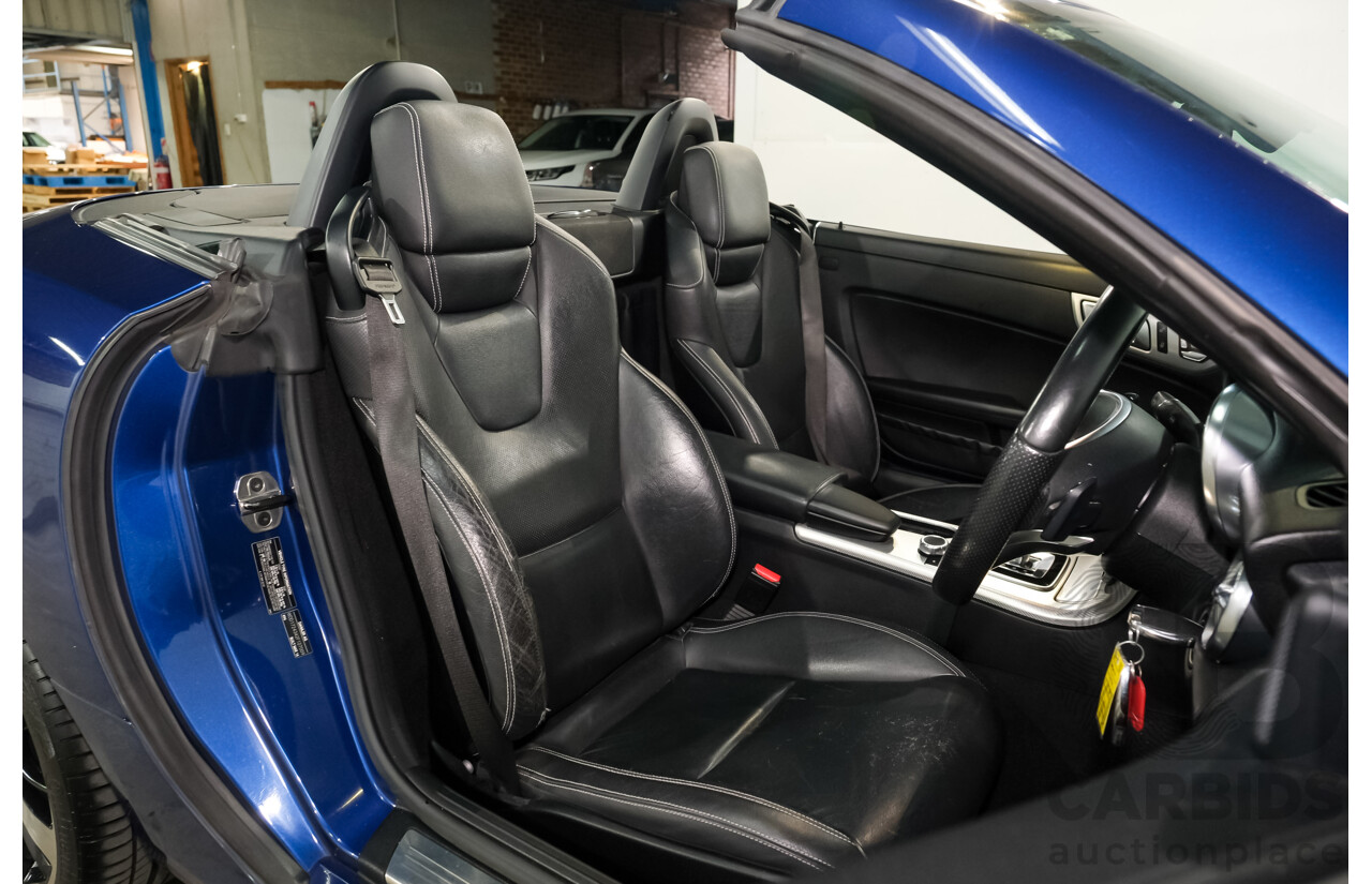 07/2016 Mercedes Benz SLC 200 172 MY17 2D Roadster Brilliant Blue Metallic Turbo 2.0L