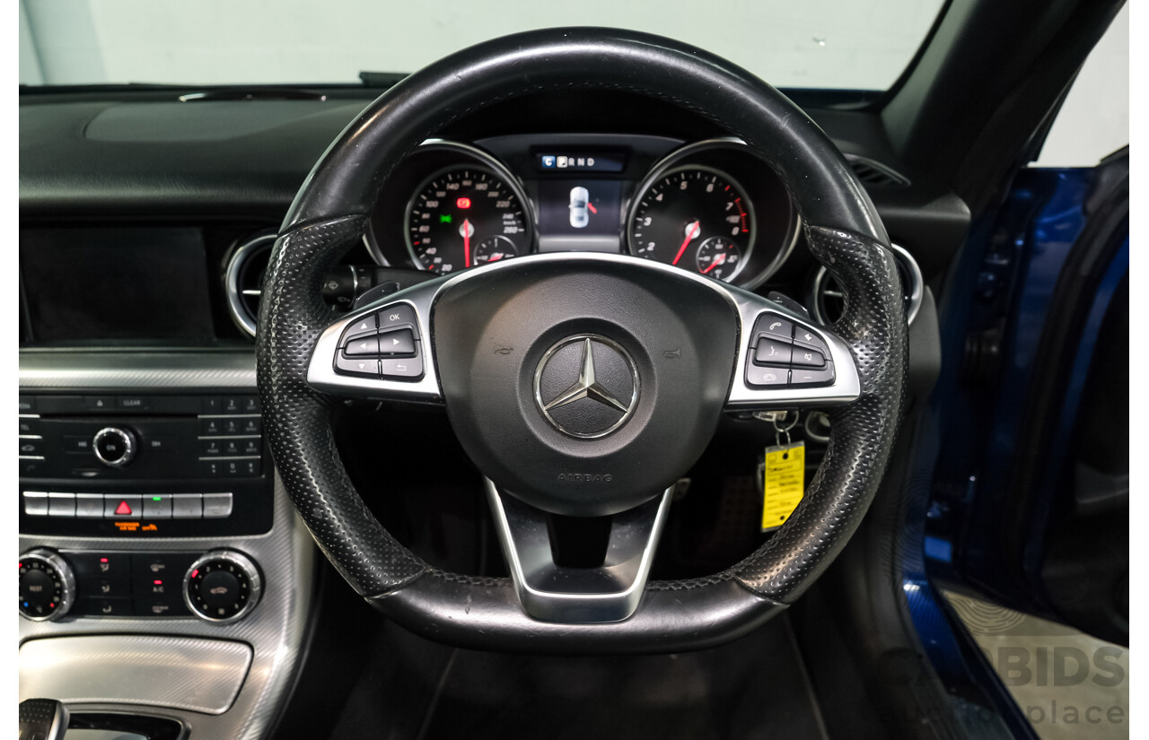 07/2016 Mercedes Benz SLC 200 172 MY17 2D Roadster Brilliant Blue Metallic Turbo 2.0L