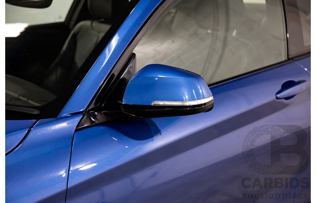 5/2014 BMW 220d M Sport F22 2d Coupe Estoril Blue Metallic Turbo Diesel 2.0L