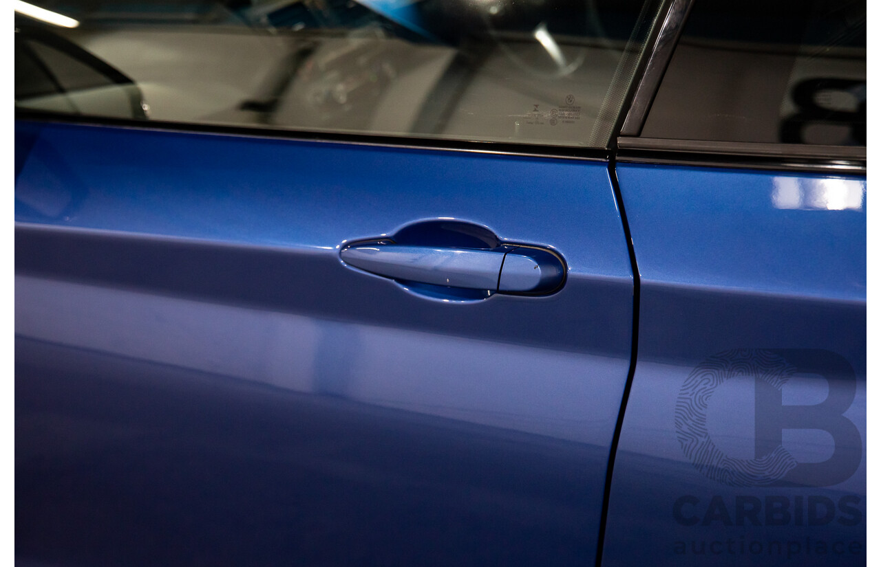 5/2014 BMW 220d M Sport F22 2d Coupe Estoril Blue Metallic Turbo Diesel 2.0L