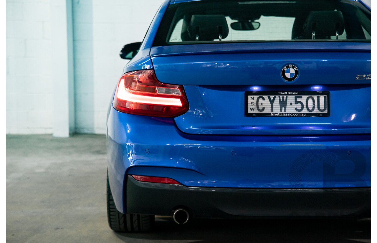 5/2014 BMW 220d M Sport F22 2d Coupe Estoril Blue Metallic Turbo Diesel 2.0L