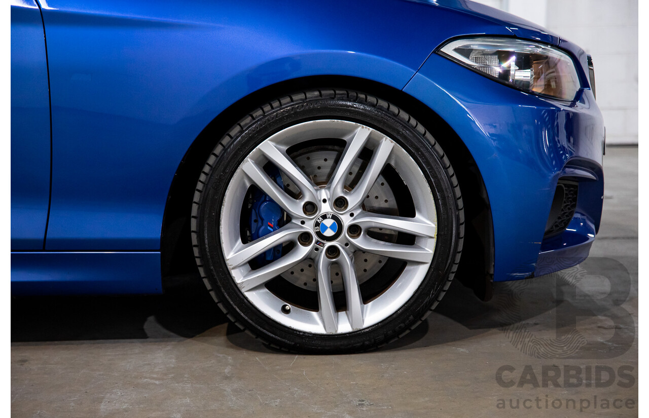 5/2014 BMW 220d M Sport F22 2d Coupe Estoril Blue Metallic Turbo Diesel 2.0L