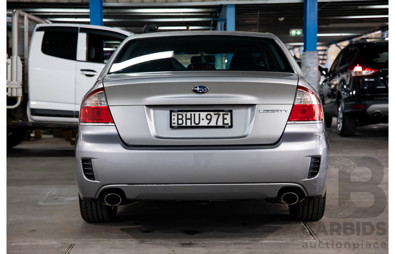 10/2008 Subaru Liberty 2.5i MY08 4d Wagon Silver 2.5L