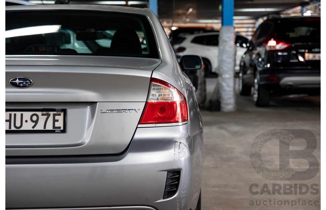 10/2008 Subaru Liberty 2.5i MY08 4d Wagon Silver 2.5L