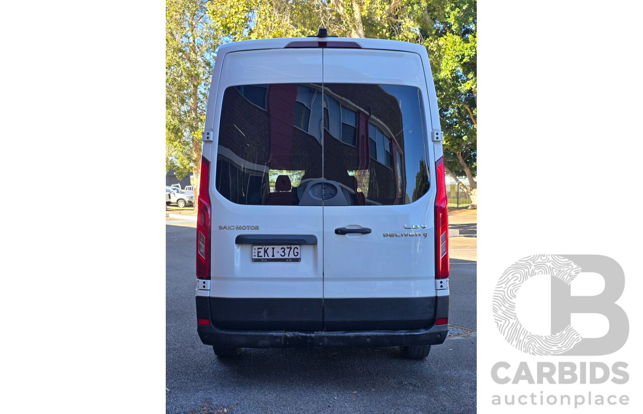 10/2020 LDV Deliver 9 LWB High Roof 2d Van Blanc White Turbo Diesel 2.0L