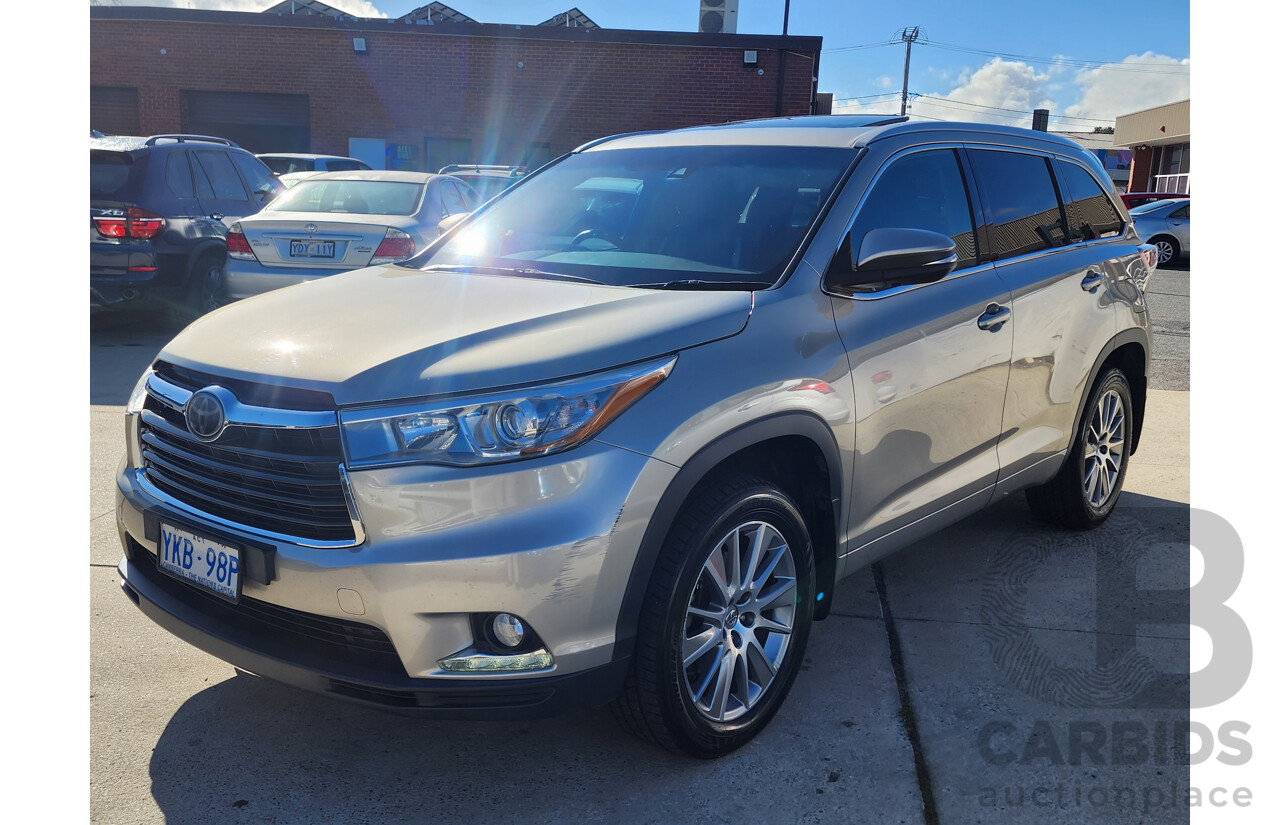 3/2014 Toyota Kluger Grande (4x4) GSU55R 4d Wagon Gold 3.5L