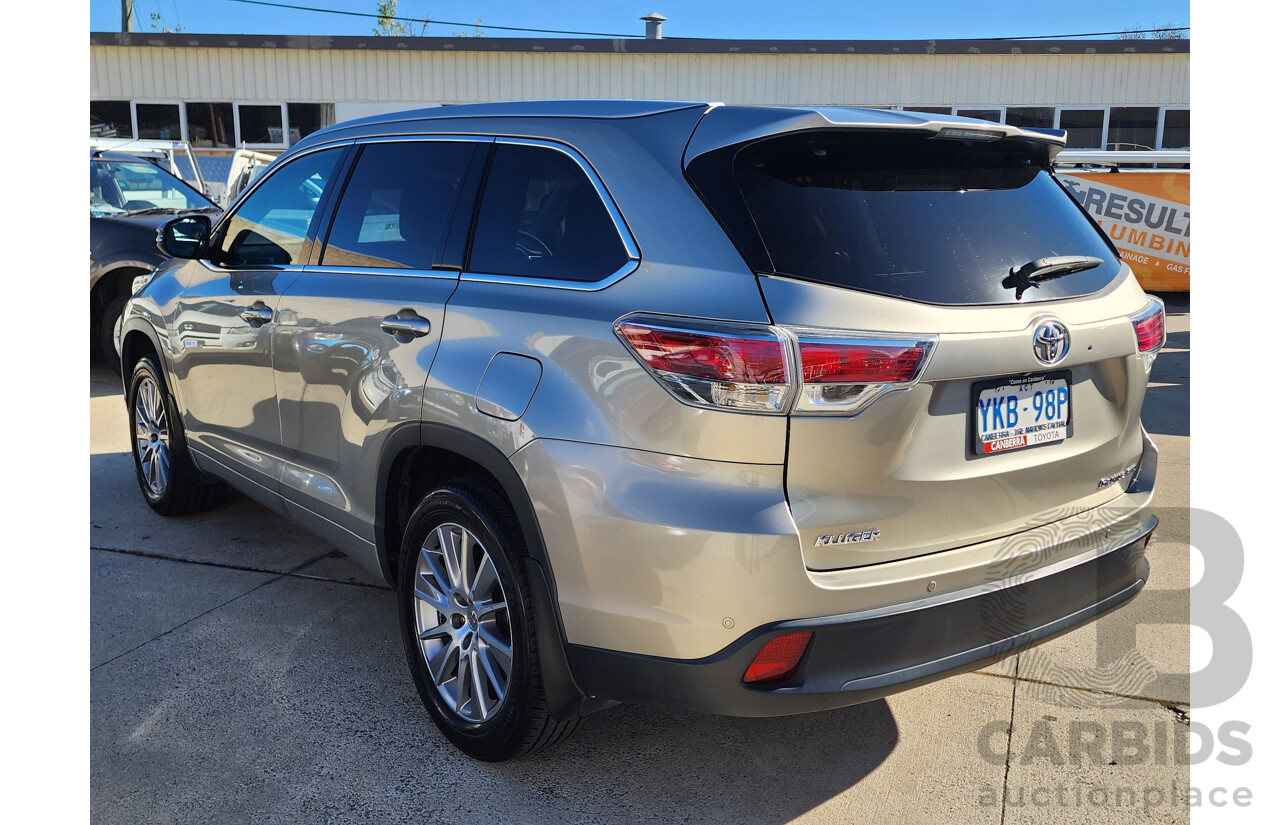 3/2014 Toyota Kluger Grande (4x4) GSU55R 4d Wagon Gold 3.5L