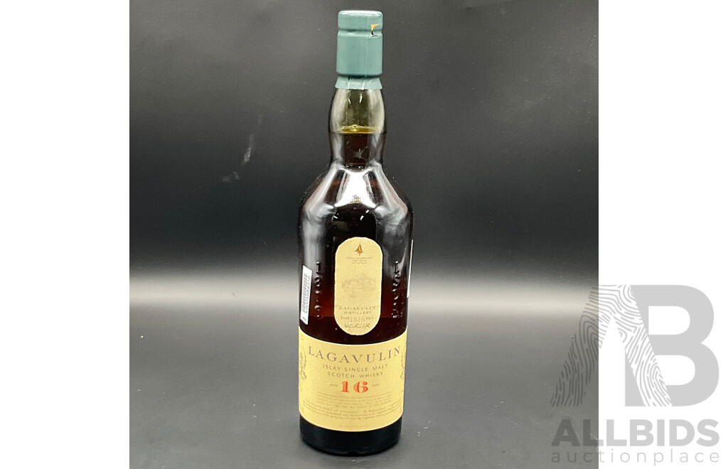 LAGAVULIN 16 Year Old Islay Single Malt Scotch Whisky 750ml - ORP $223.99