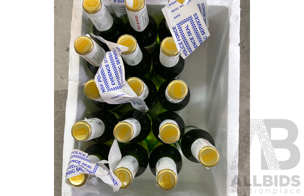 STELLA Artois Premium Lager Beer - Lot of 16