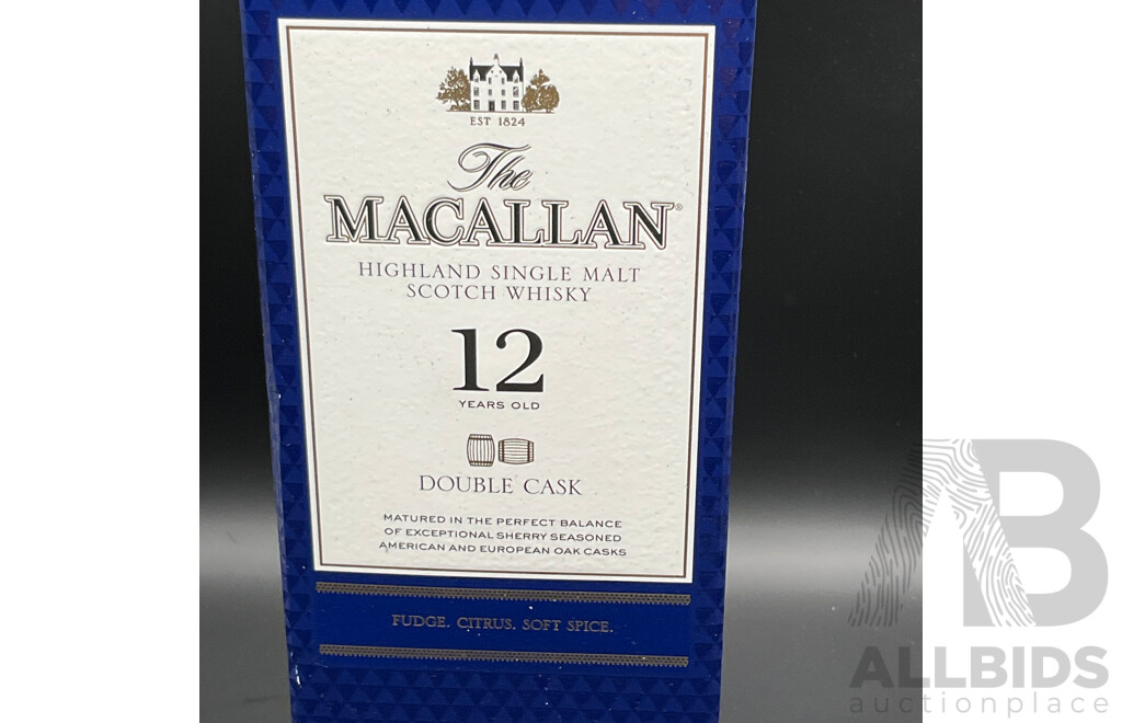 The Macallan 12 Year Old Double Cask Single Malt Schotch Whisky 700ml - ORP $139