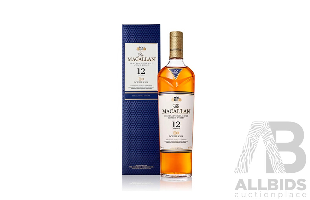 The Macallan 12 Year Old Double Cask Single Malt Schotch Whisky 700ml - ORP $139